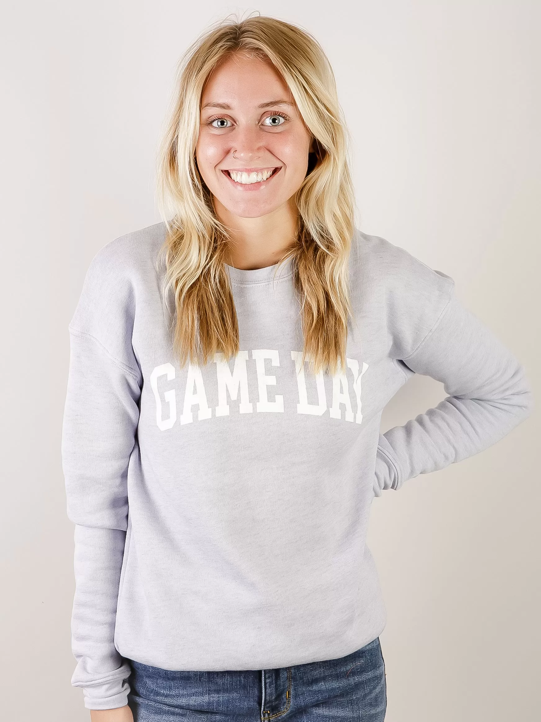 Light Blue Game Day Sweatshirt