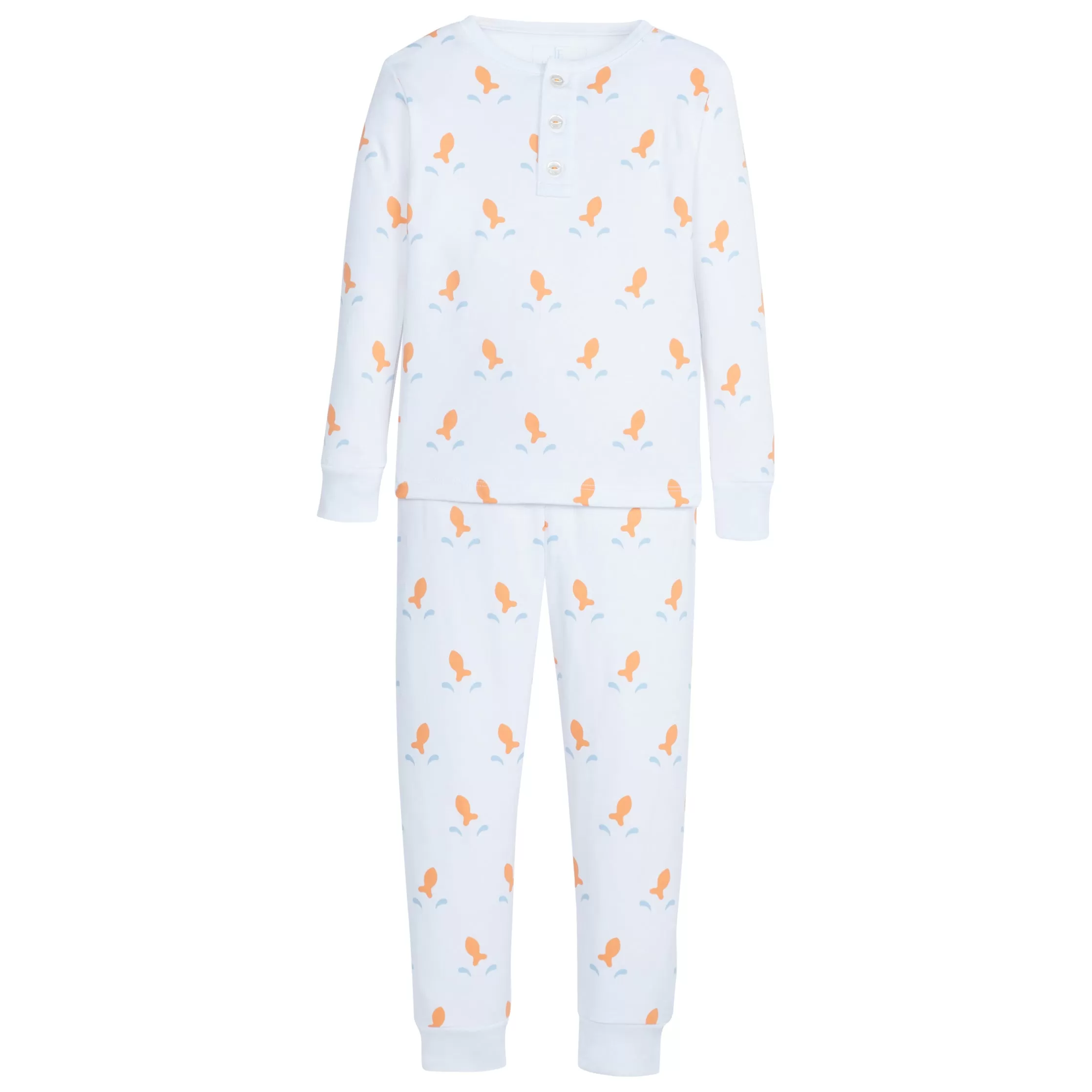 Little English - Kids Pajamas - Goldfish