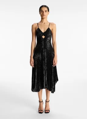 Lou Sequin Midi Dress