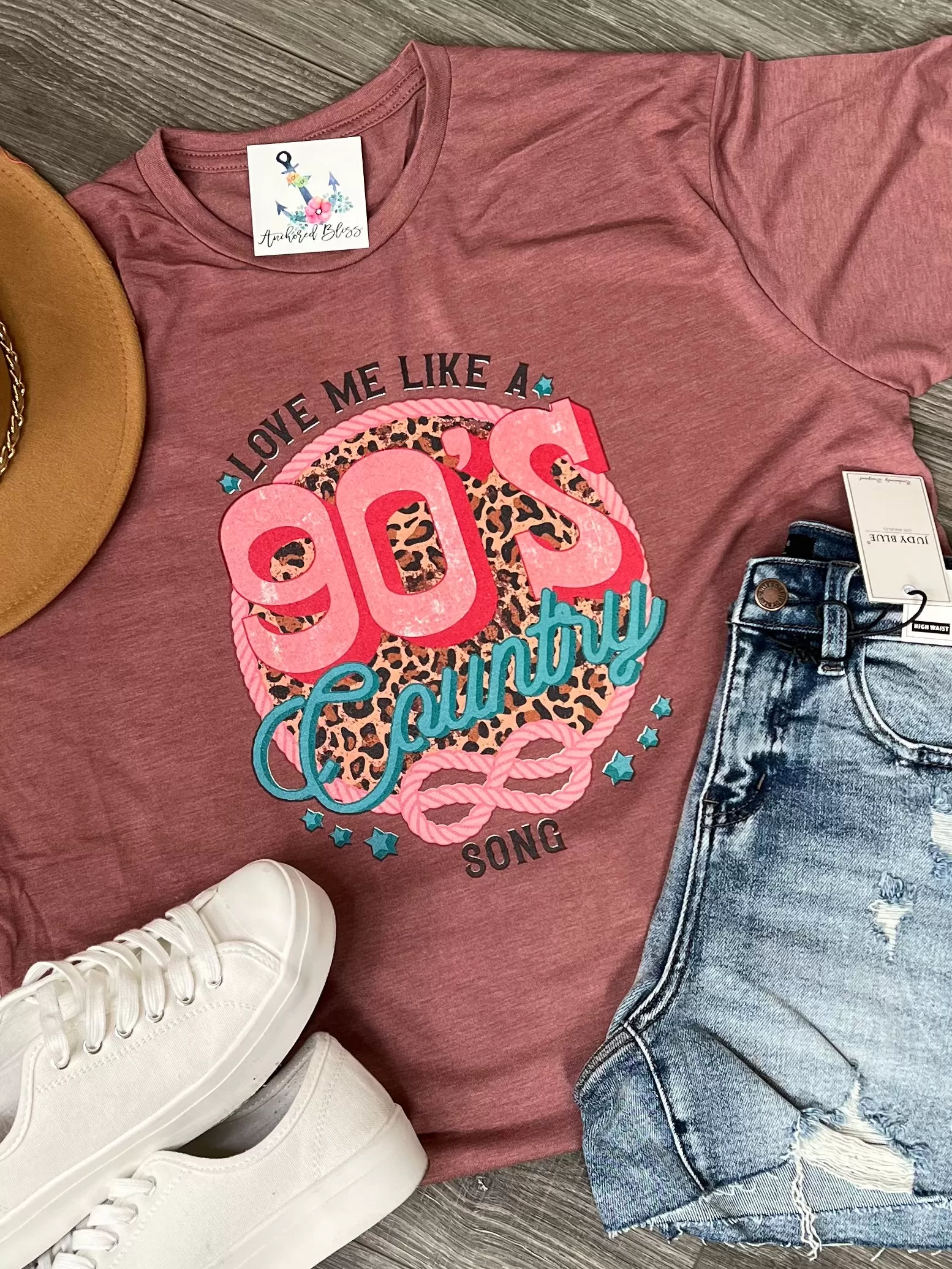 Love Me Like a 90s Country Song Graphic Tee