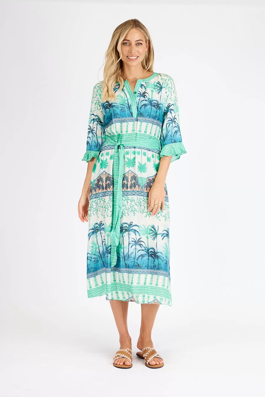 Lula Life - Maldives Maxi Dress - Sea