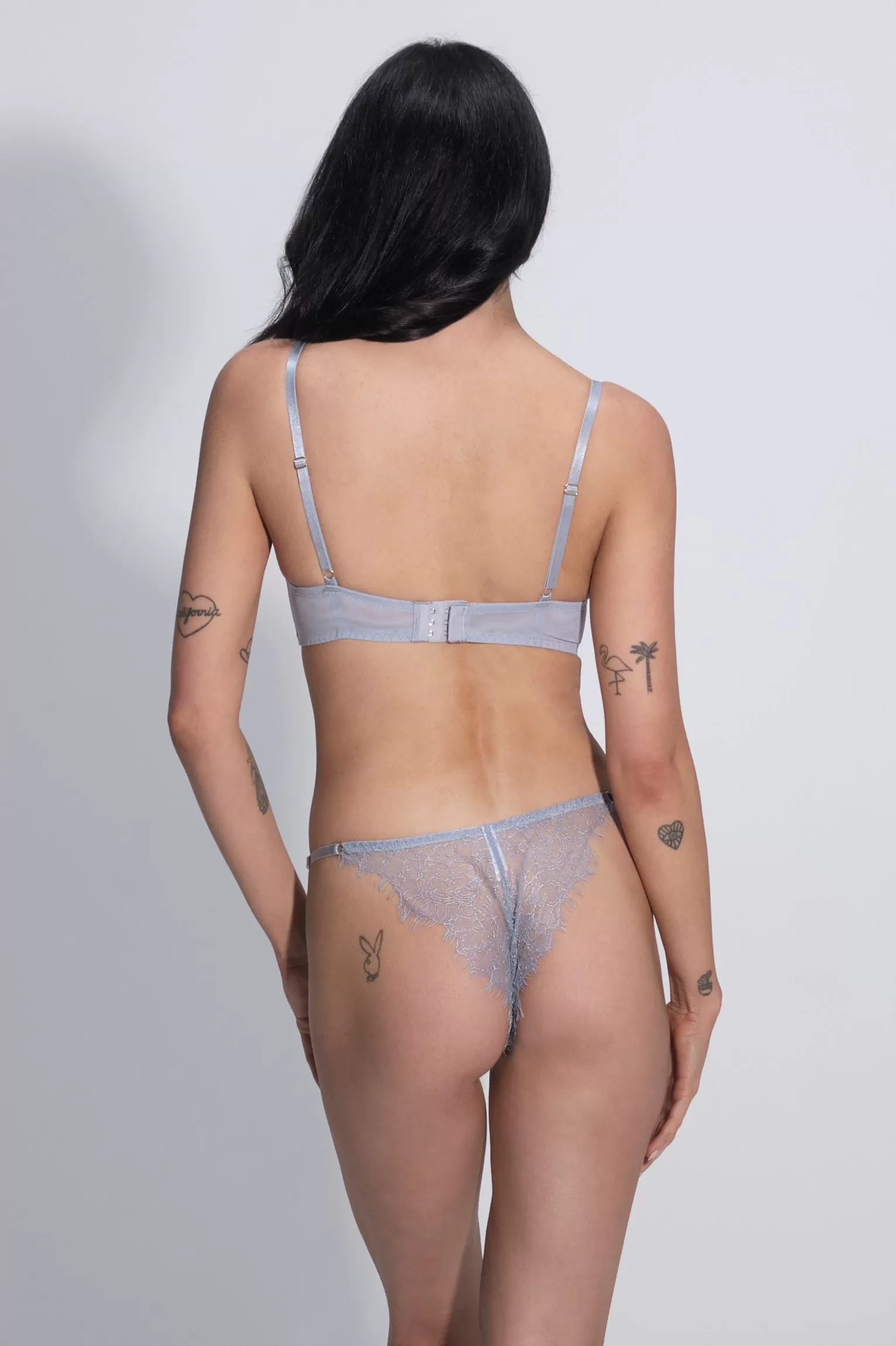 Maia Lace Knicker Powder Blue