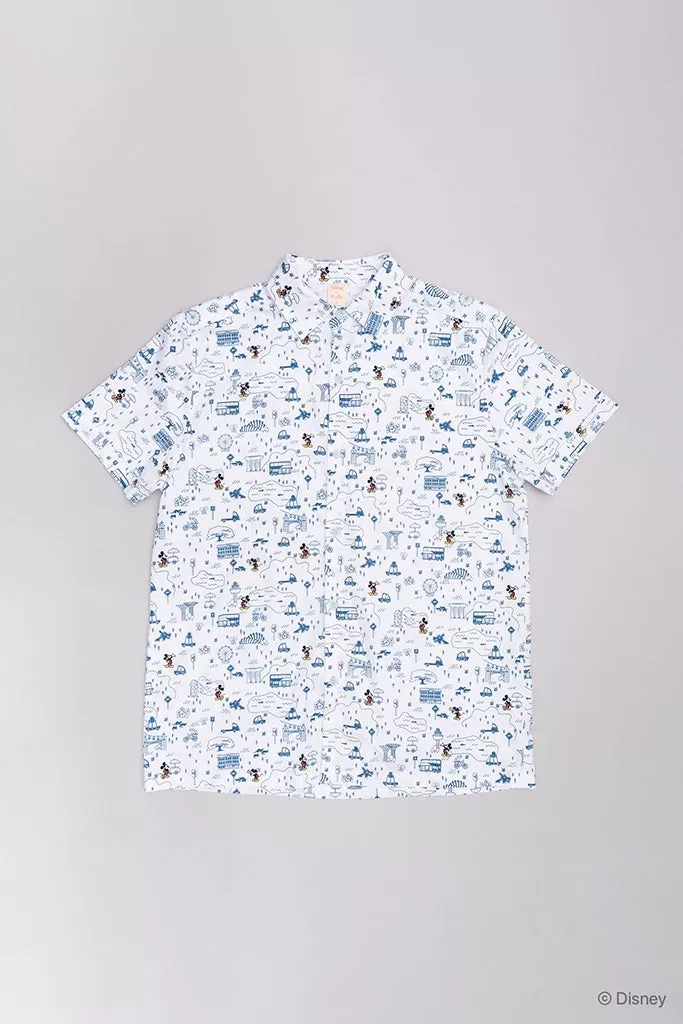 Men's Shirt - Blue Road Trip Mickey