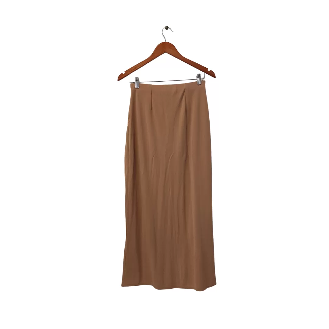 Mexx Beige Midi Skirt | Like New |