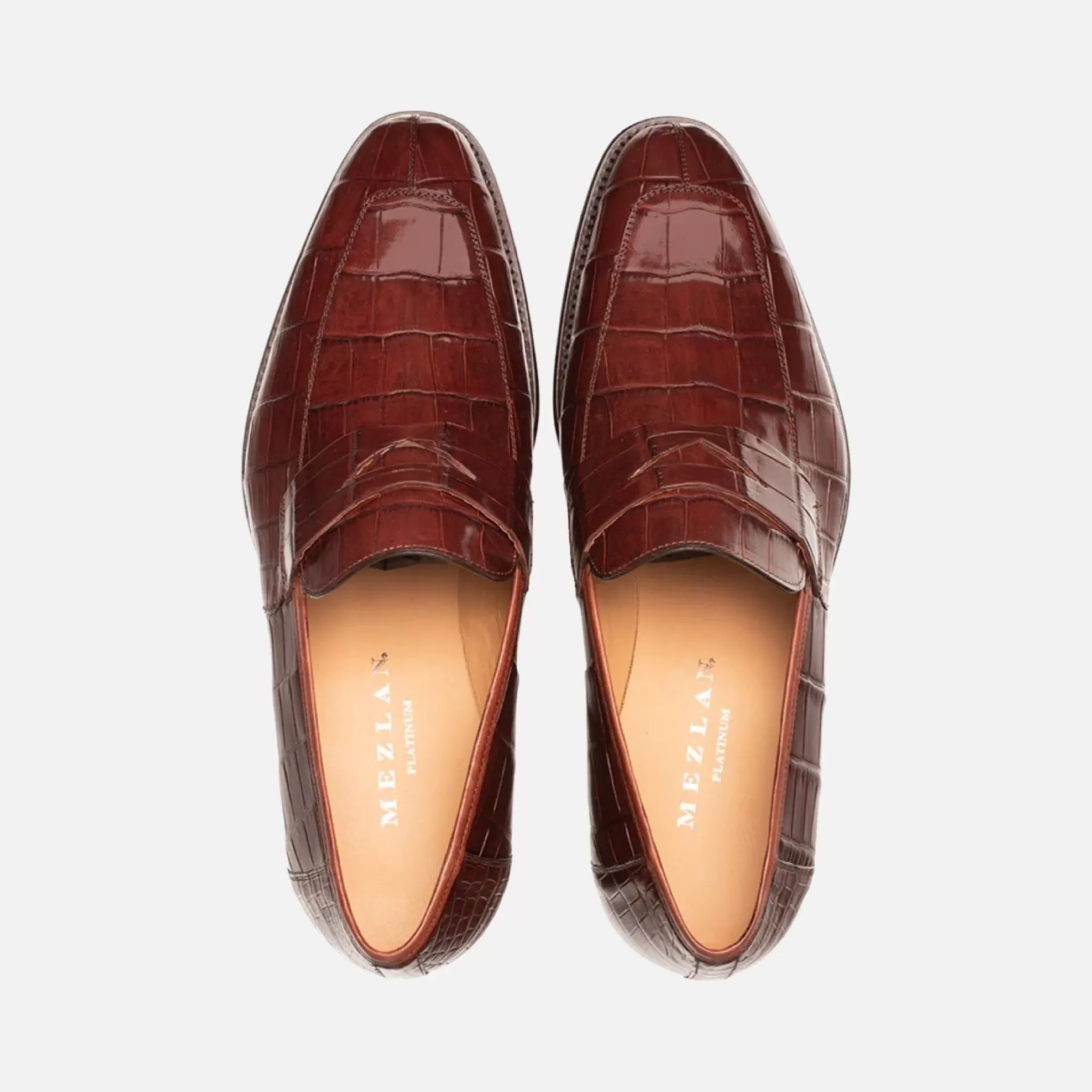 Mezlan Piccolo 'Sport' Alligator Penny Loafer - Handcrafted in Spain