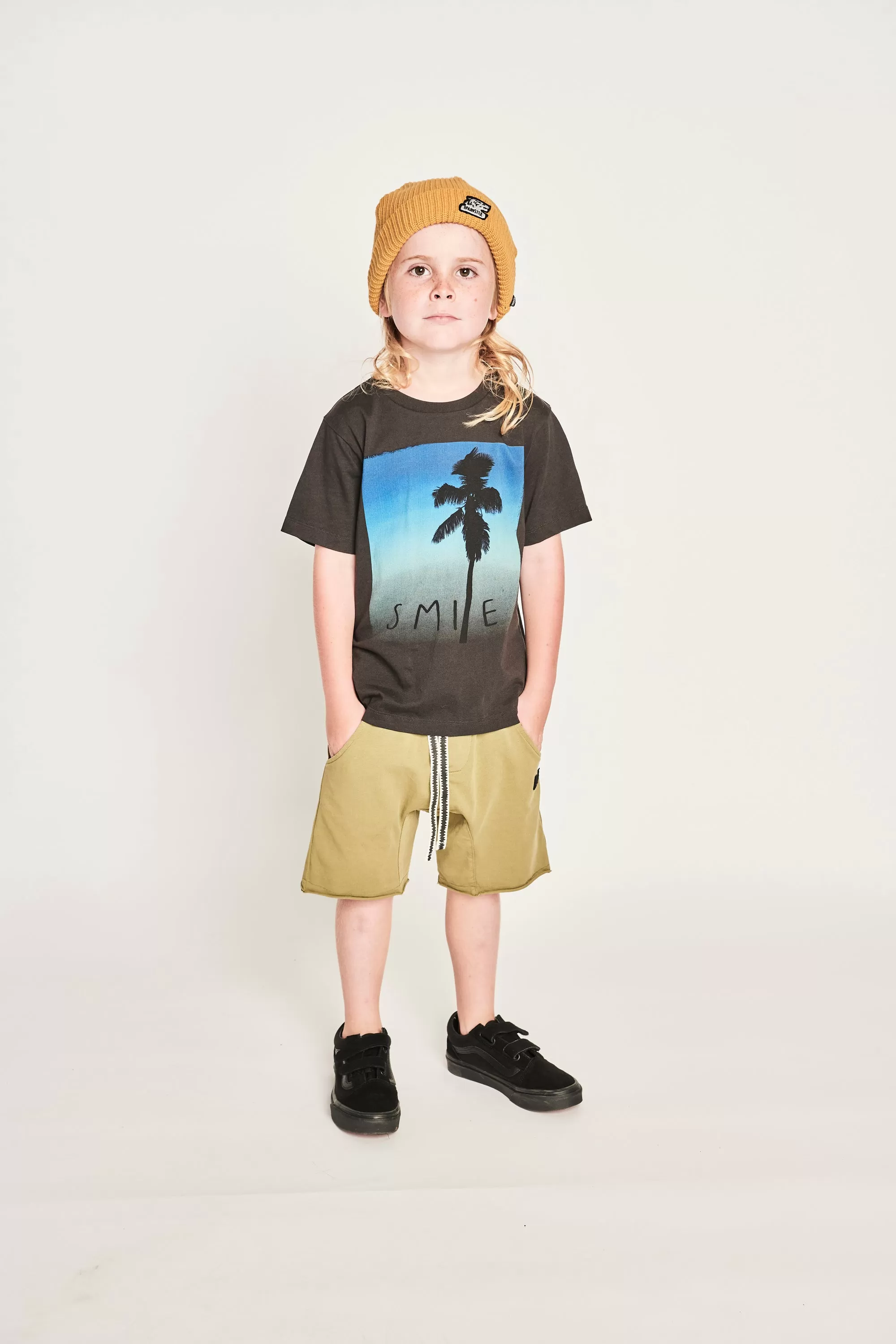 Munster Kids Ahoy SS Tee - Soft Black