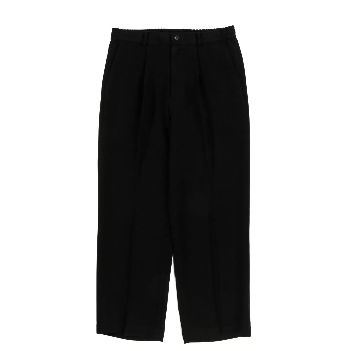 N.HOOLYWOOD PT06-098 WIDE EASY SUIT PANTS BLACK