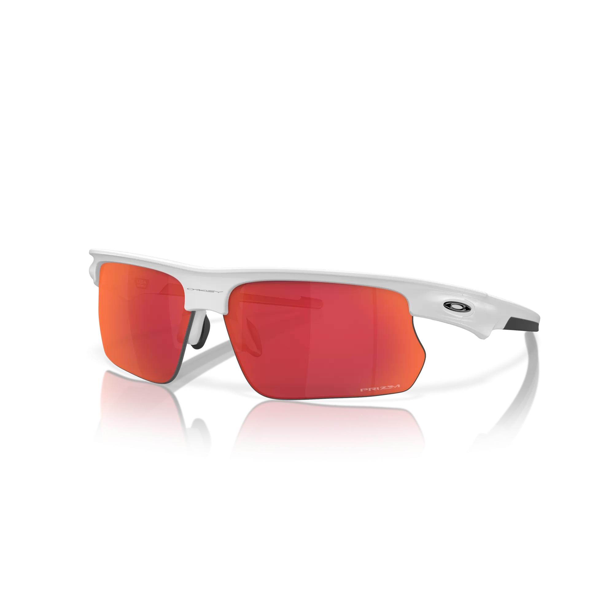 Oakley Bisaphera Matte White Prizm Field Lenses