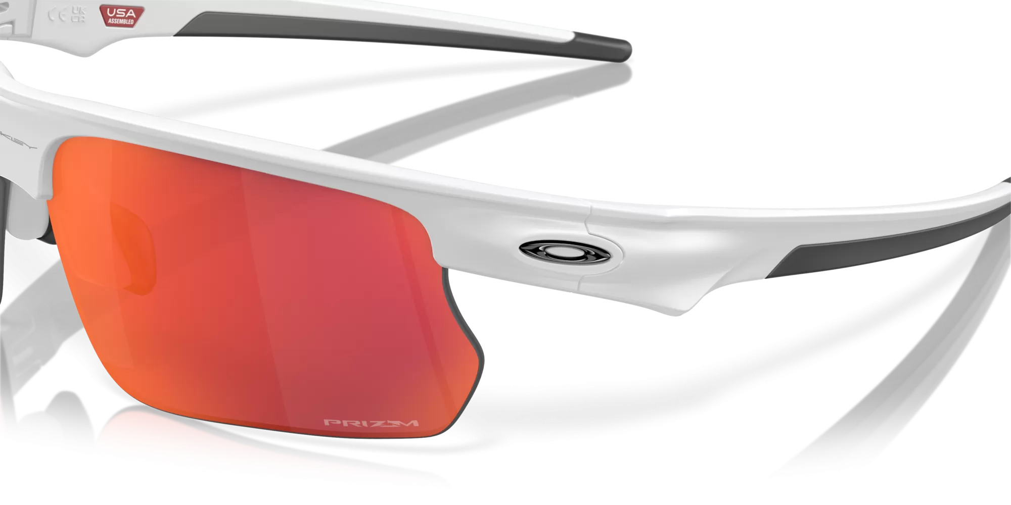 Oakley Bisaphera Matte White Prizm Field Lenses