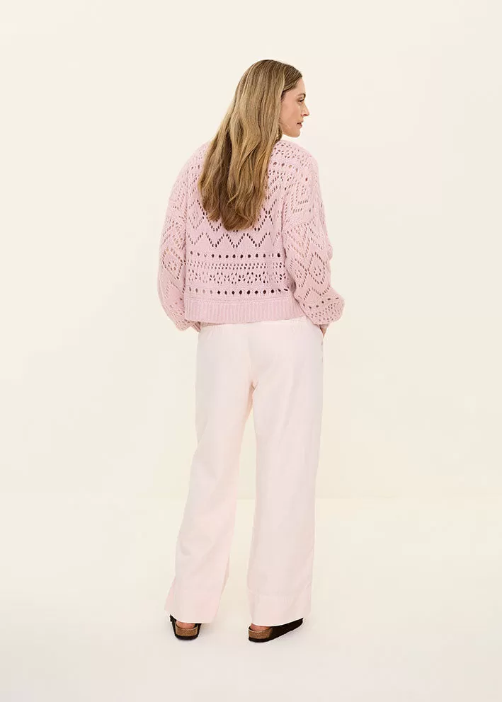 Odd Molly Forever Yours Cardigan - Peach Powder