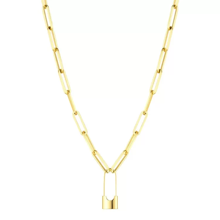 Paris Lock Necklace