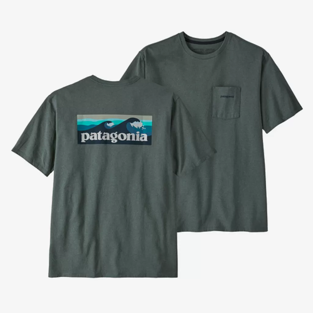 Patagonia Men's Boardshort Logo Pocket Responsibili-Tee - Past Season