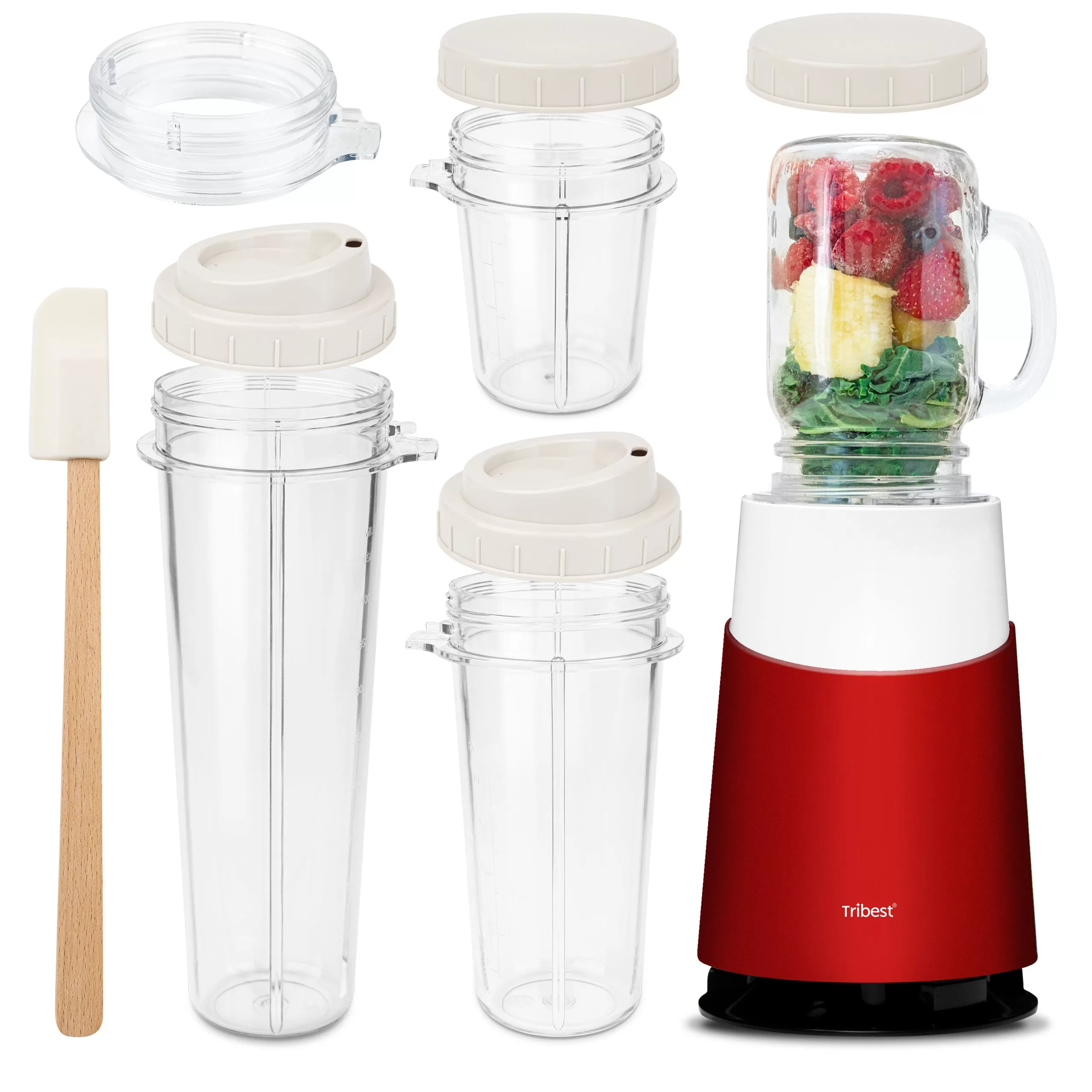 Personal Blender II Refurbished Mason Jar Ready (Basic 12-Piece Set)