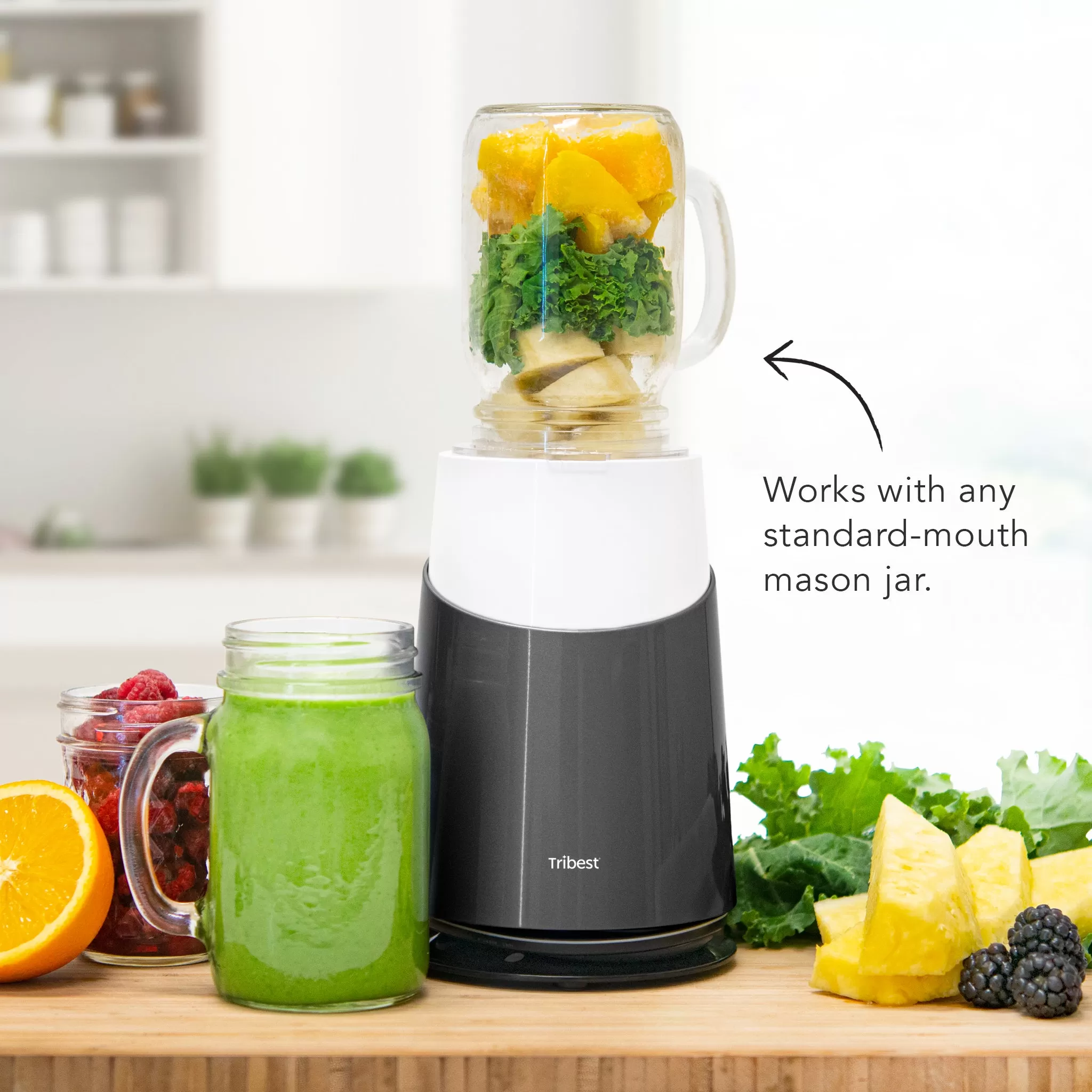 Personal Blender II Refurbished Mason Jar Ready (Basic 12-Piece Set)