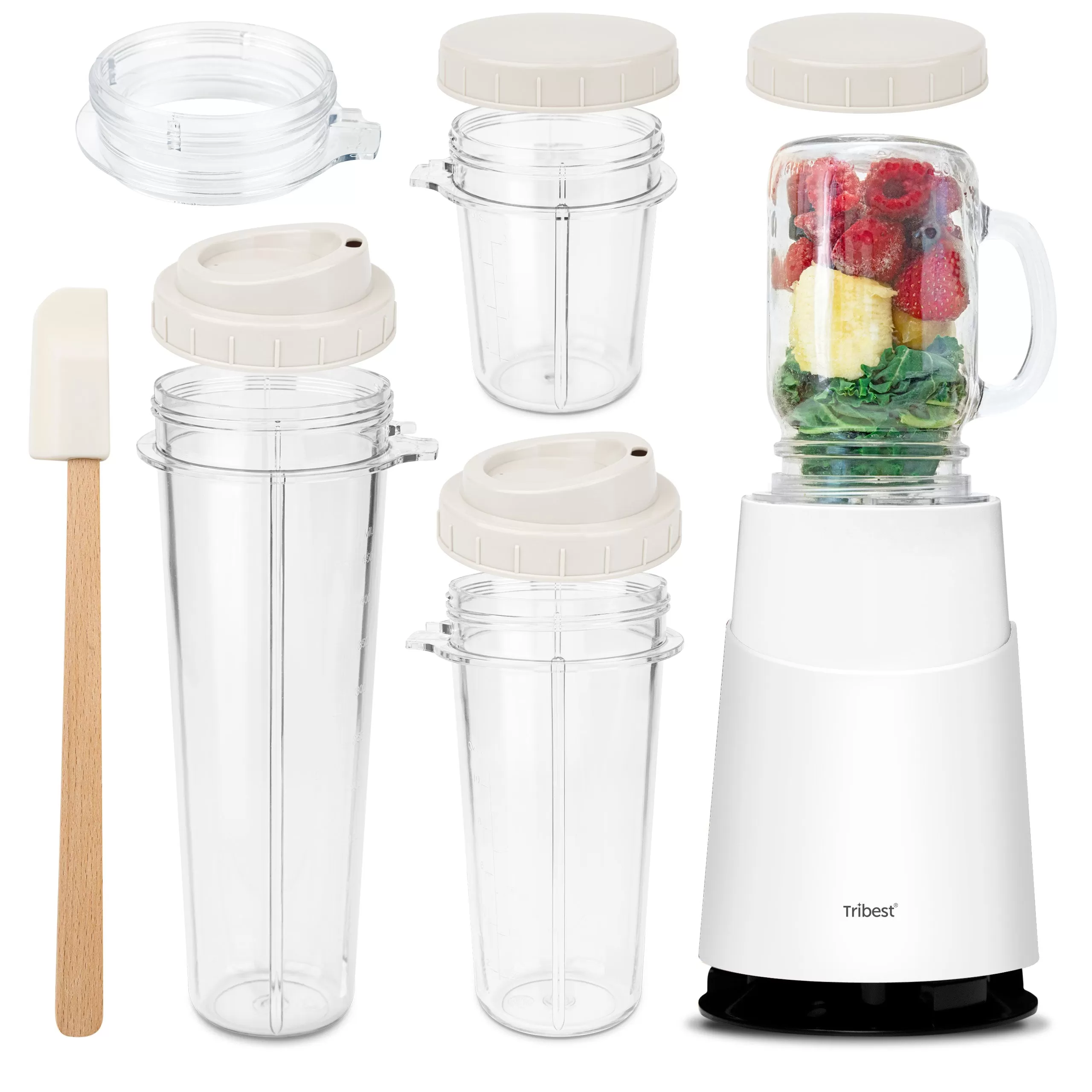 Personal Blender II Refurbished Mason Jar Ready (Basic 12-Piece Set)