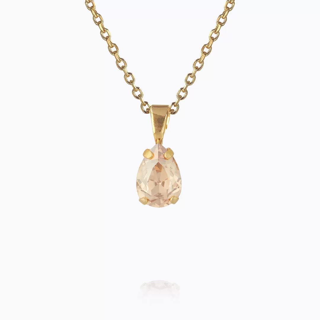 Petite Drop Necklace / Golden Shadow