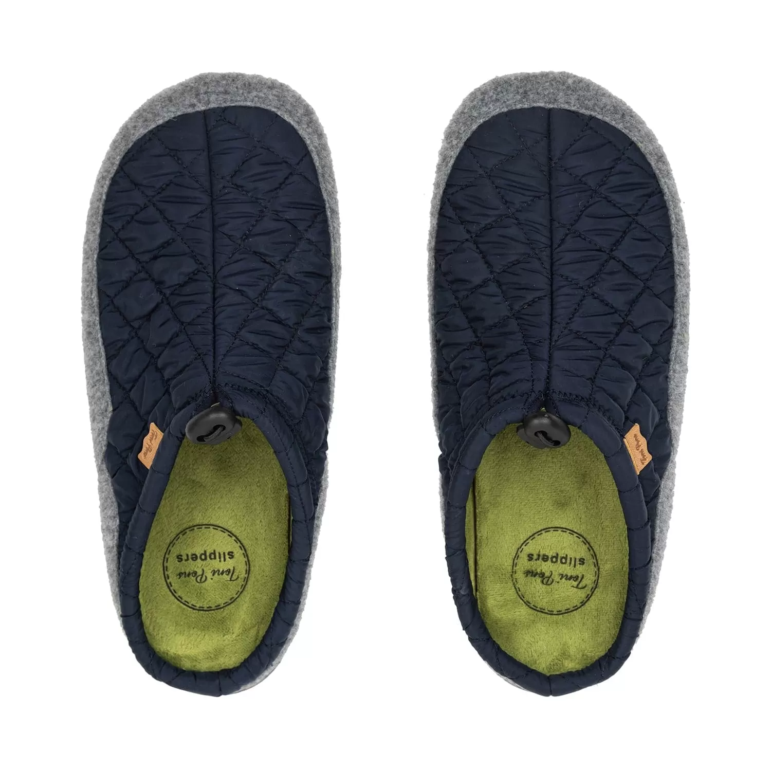 Plain Cotton Blend Slippers for Men - Nadir-UM