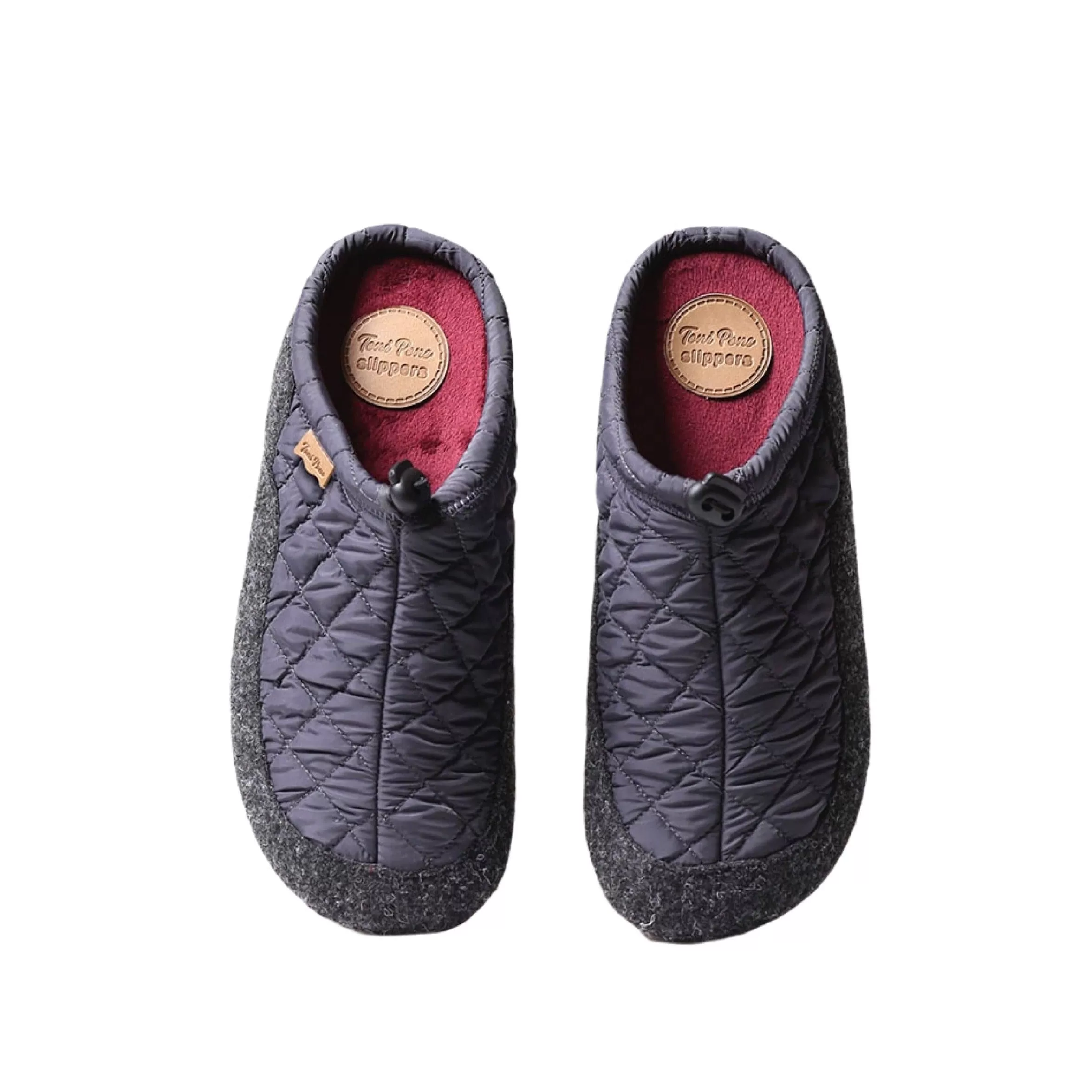 Plain Cotton Blend Slippers for Men - Nadir-UM