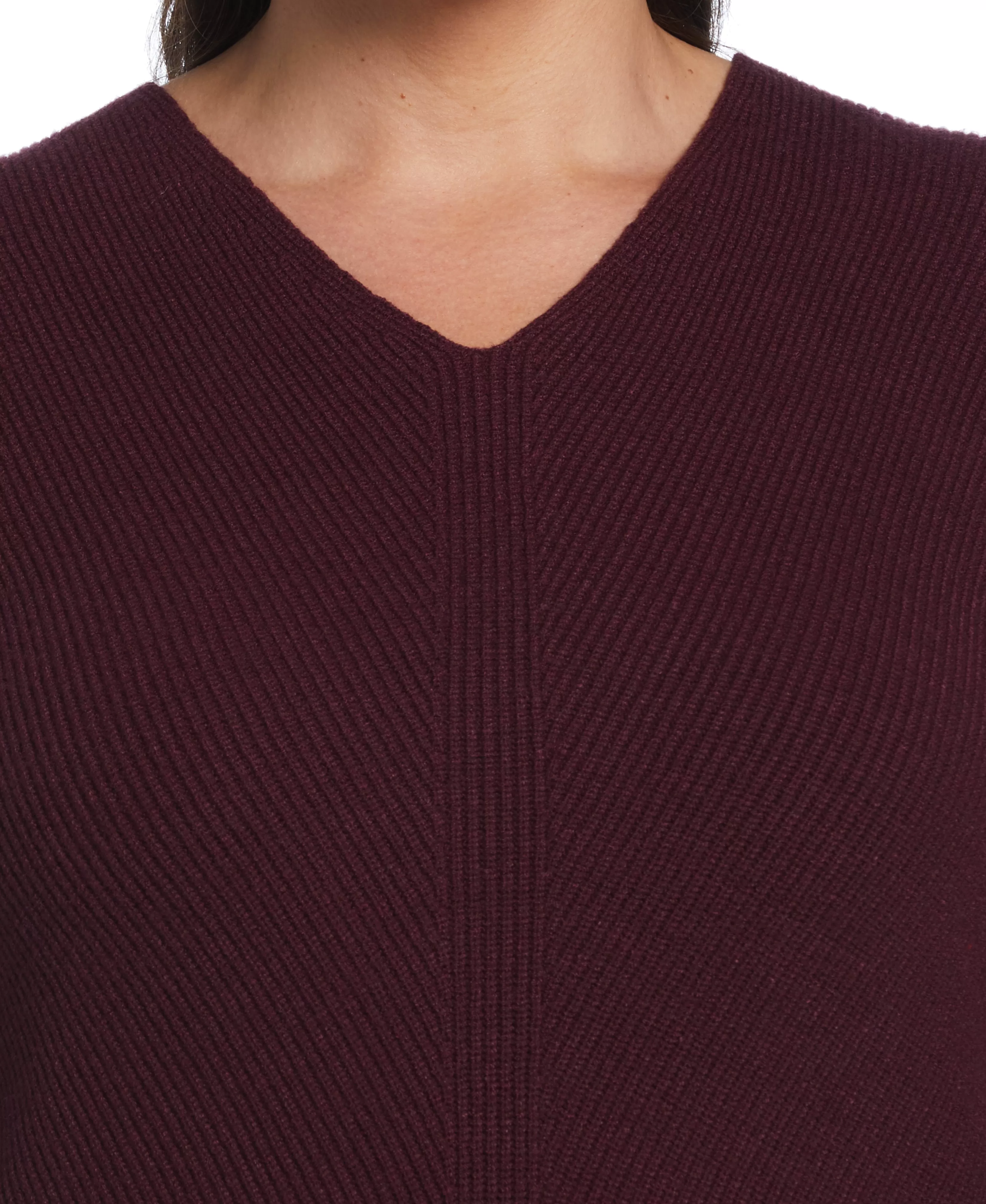 Plus Size Essential Ribbed V-Neck Sweater