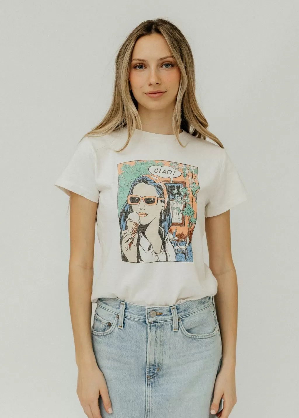 RE/DONE Classic Tee Ciao