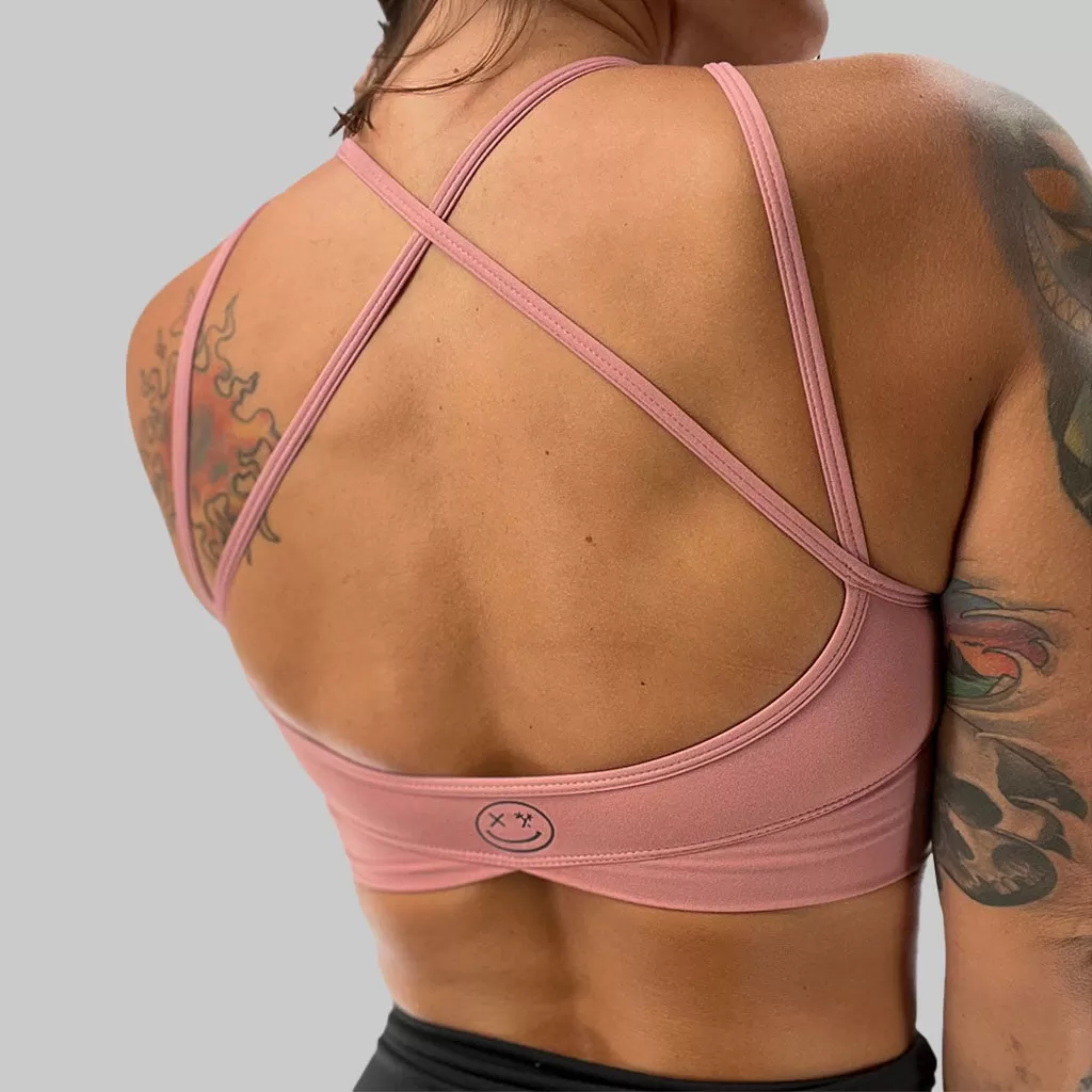 Salty Savage Ladies "OG Smile” V Cut Sports Bra