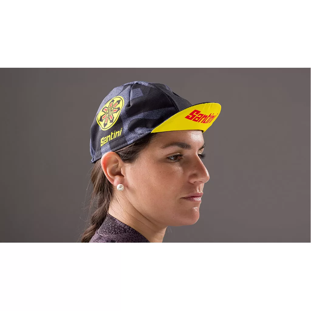 Santini TDF Mur De Huy Cycling Cap - Print