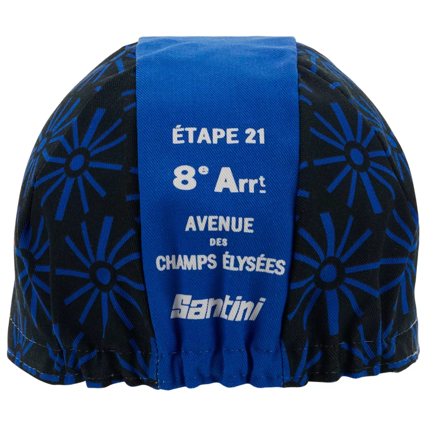 Santini Tour De France Trionfo Cycling Cap - Navy Blue