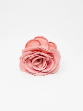 Satin Rose Hair Clip