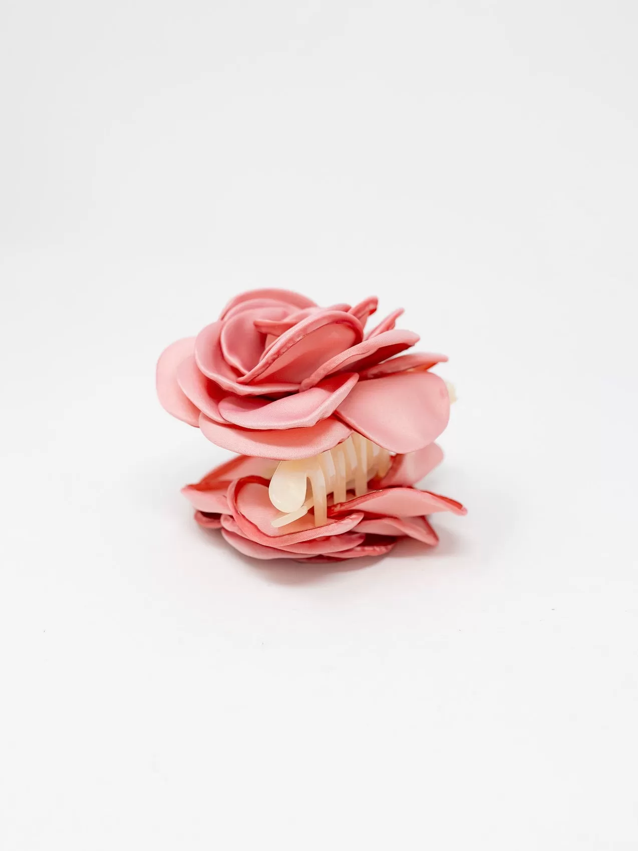 Satin Rose Hair Clip