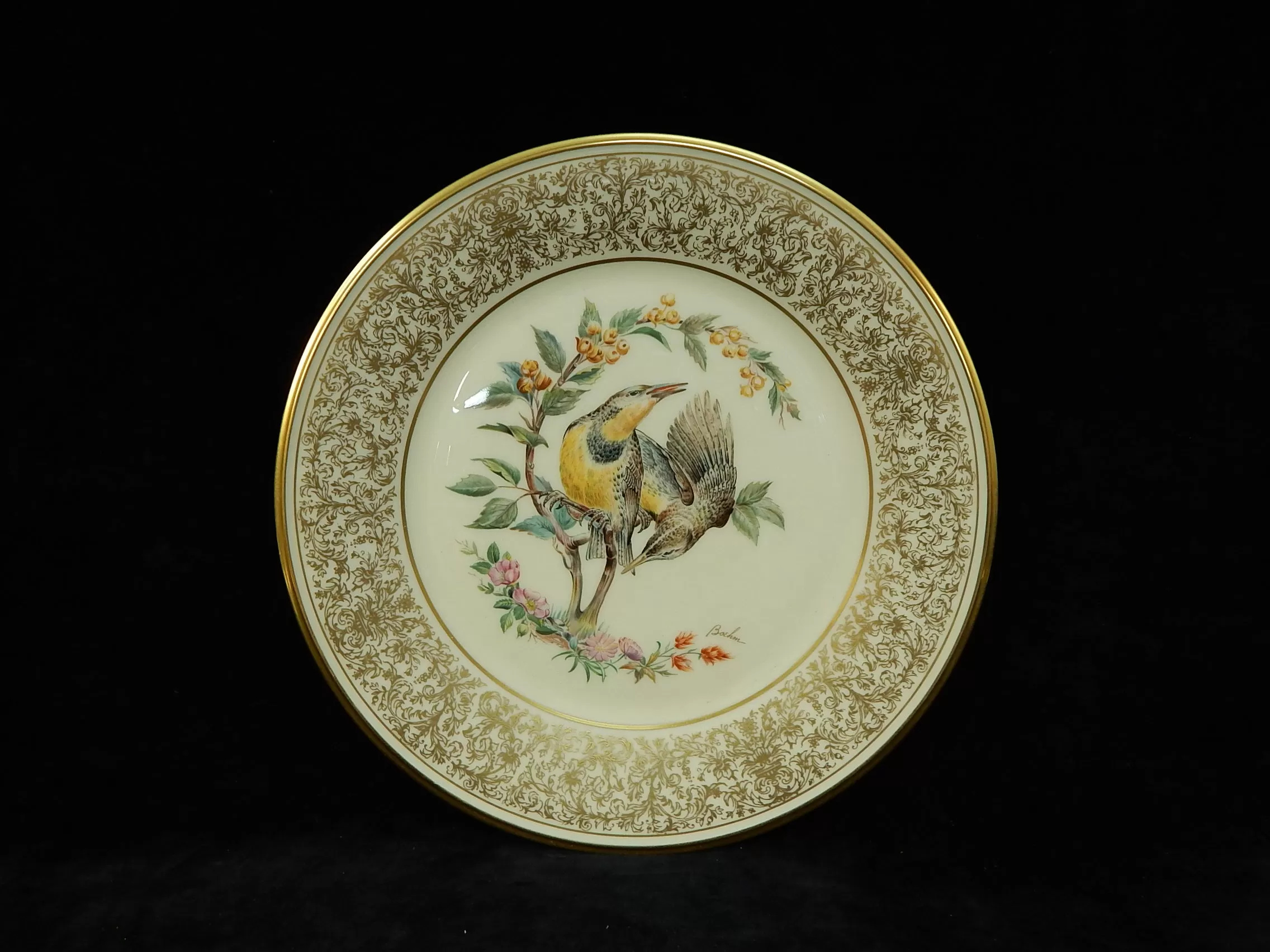 Set of 8 Lenox "Boehm Birds" Plates - Very Good Condition