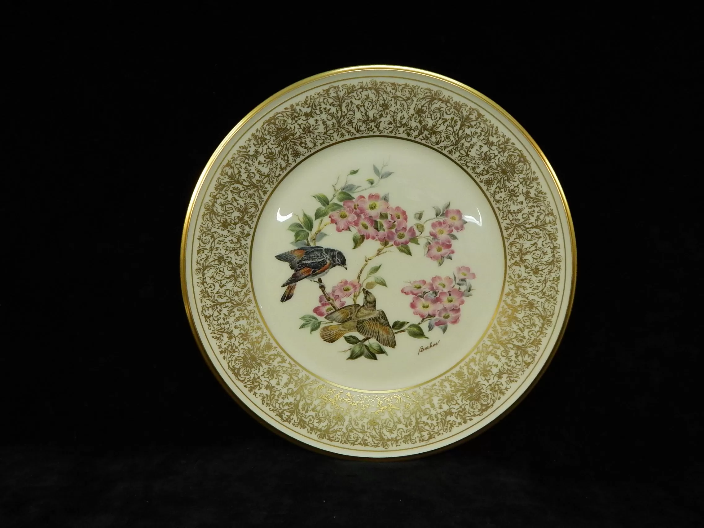 Set of 8 Lenox "Boehm Birds" Plates - Very Good Condition