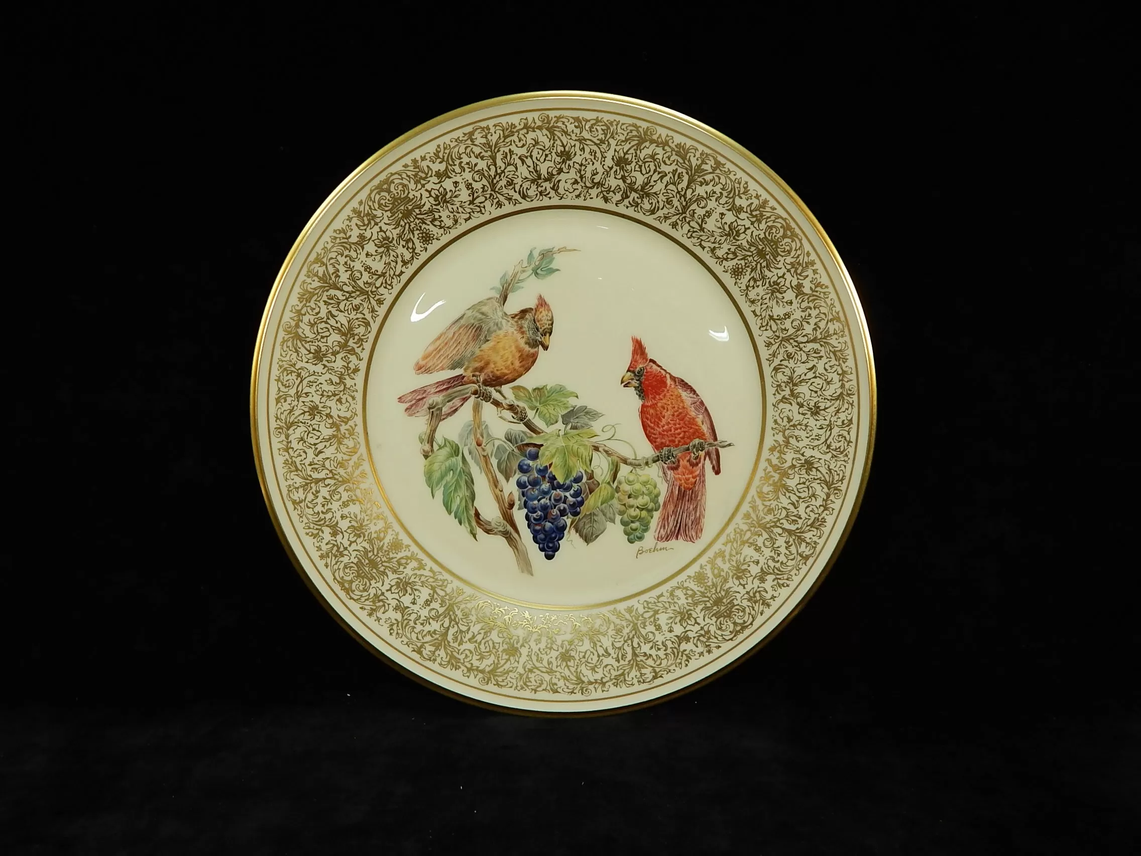 Set of 8 Lenox "Boehm Birds" Plates - Very Good Condition