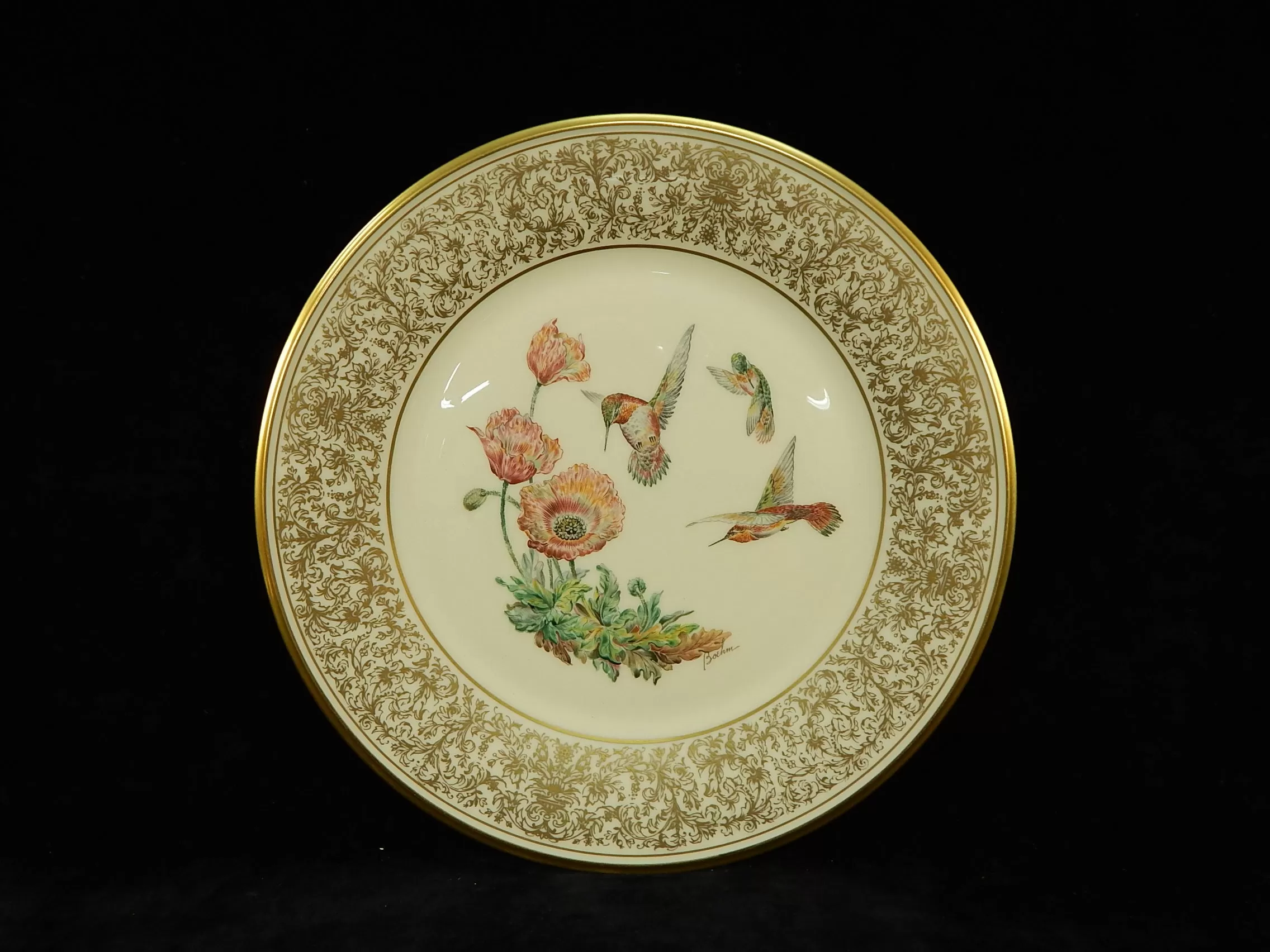 Set of 8 Lenox "Boehm Birds" Plates - Very Good Condition