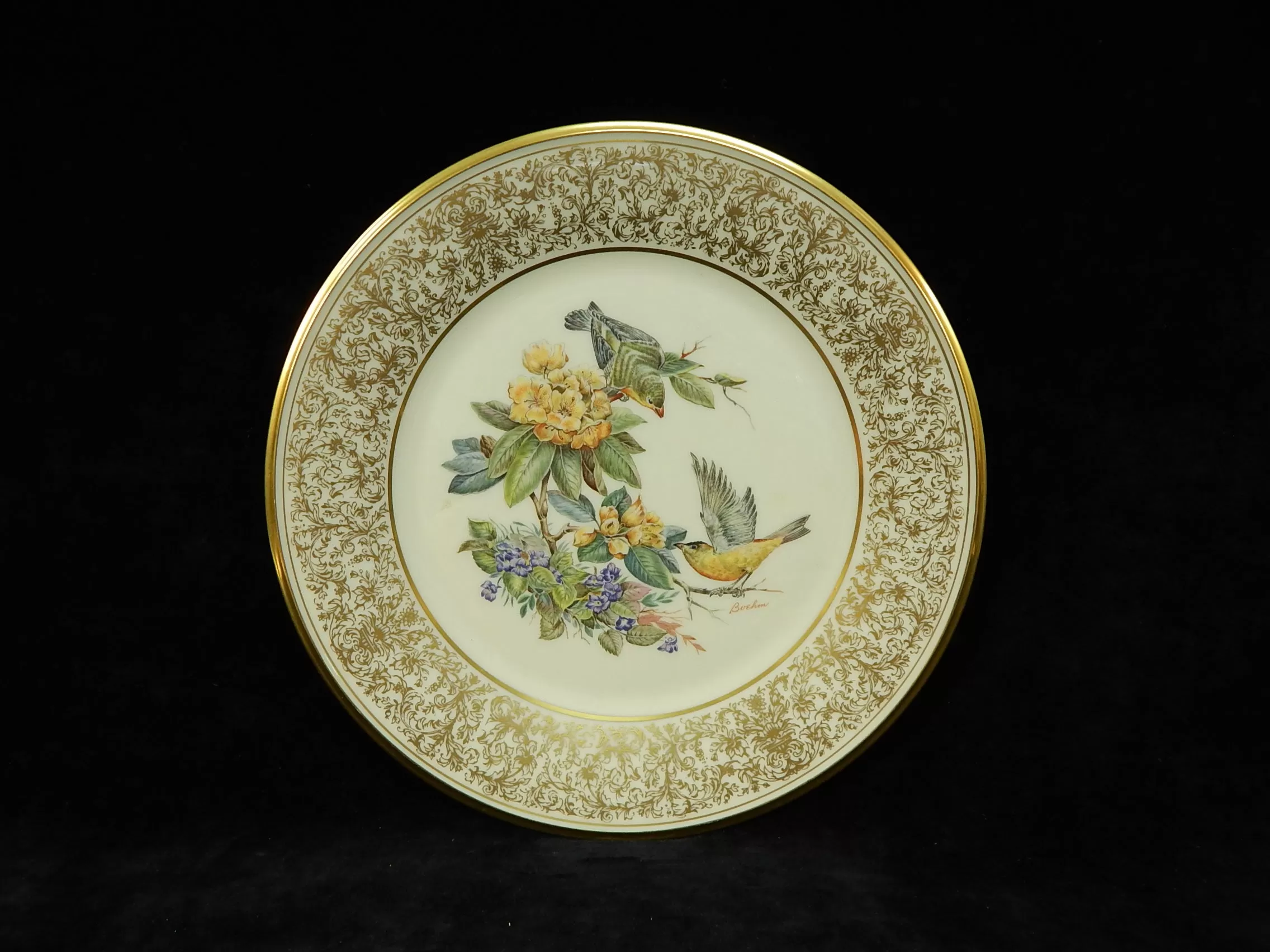 Set of 8 Lenox "Boehm Birds" Plates - Very Good Condition