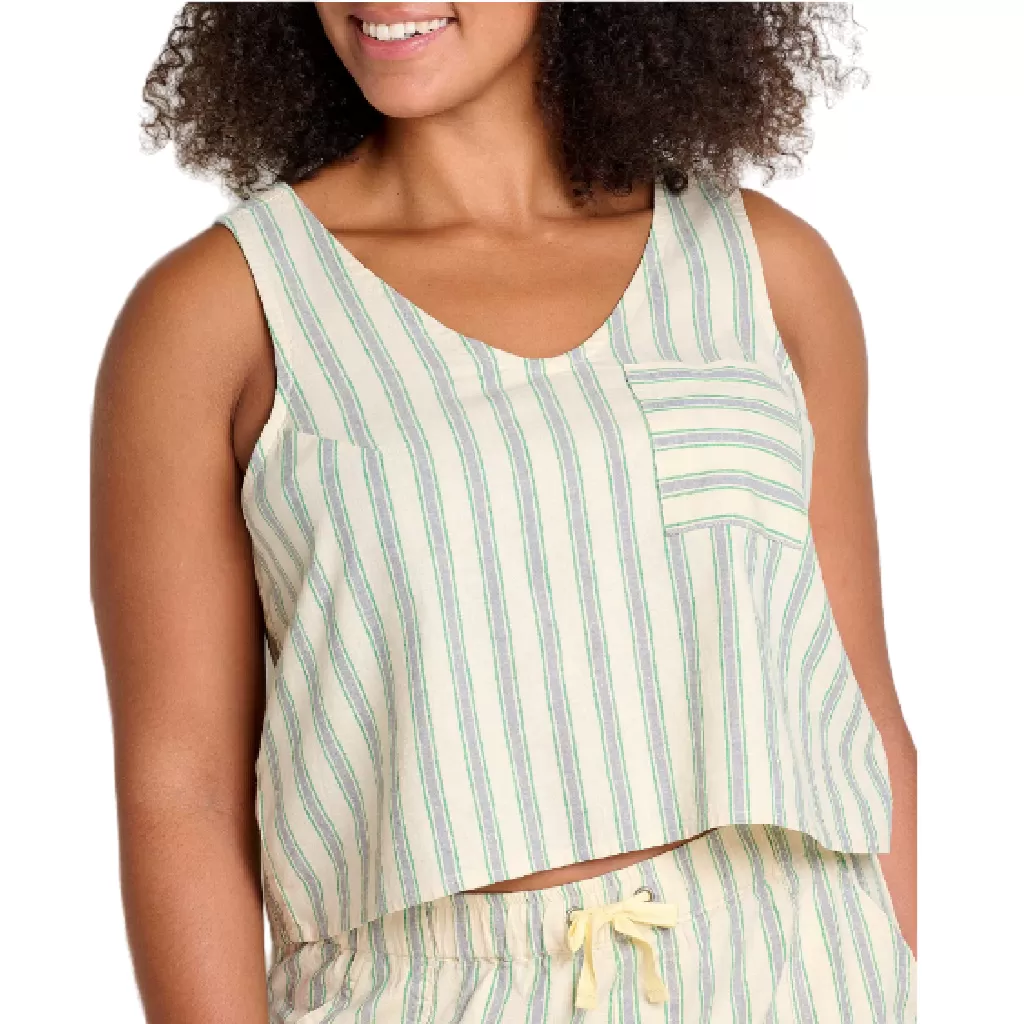 Toad & Co Women's Taj Hemp Button Back Tank II