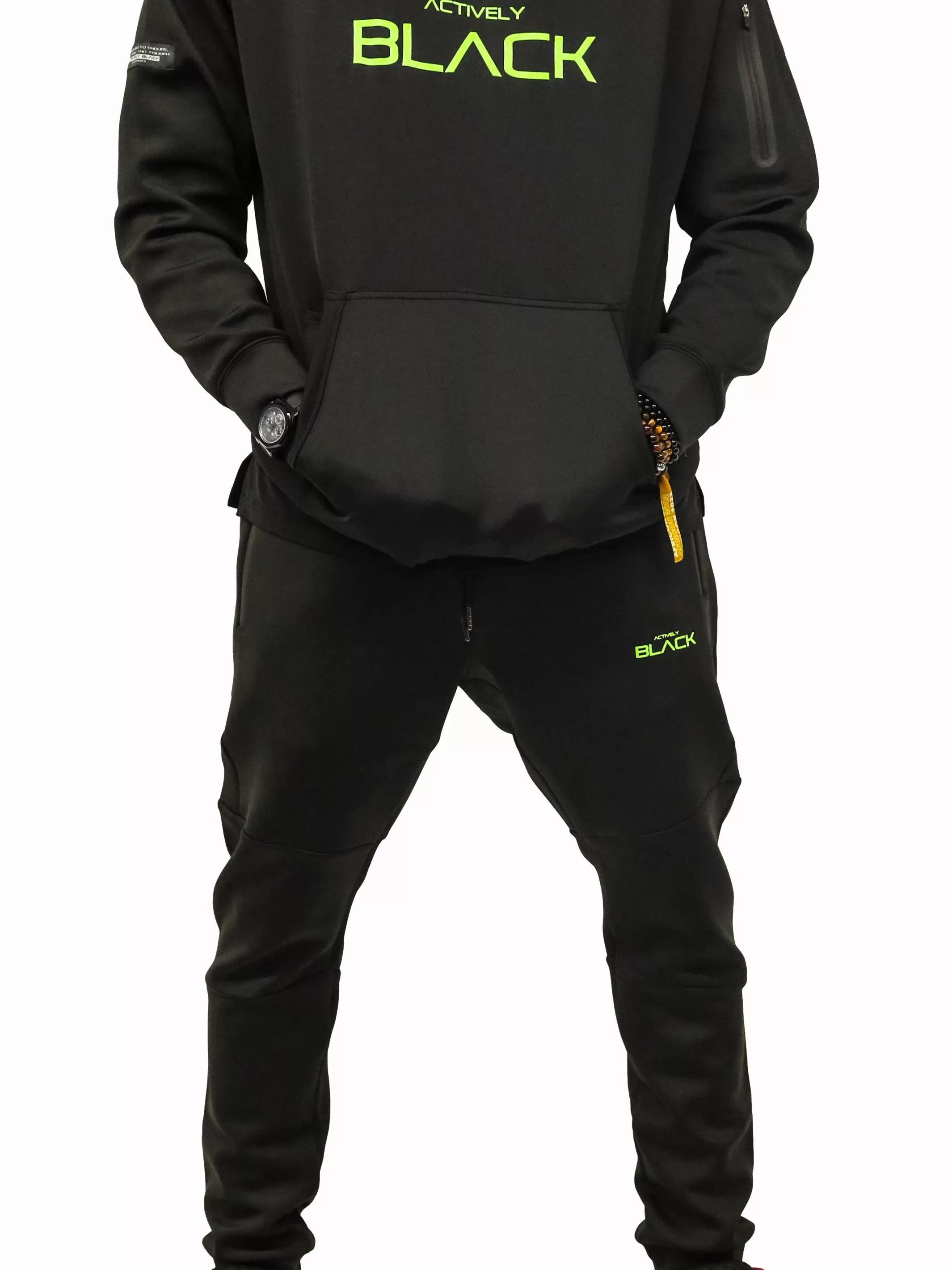 Unisex Neon Logo Performance Tech Joggers