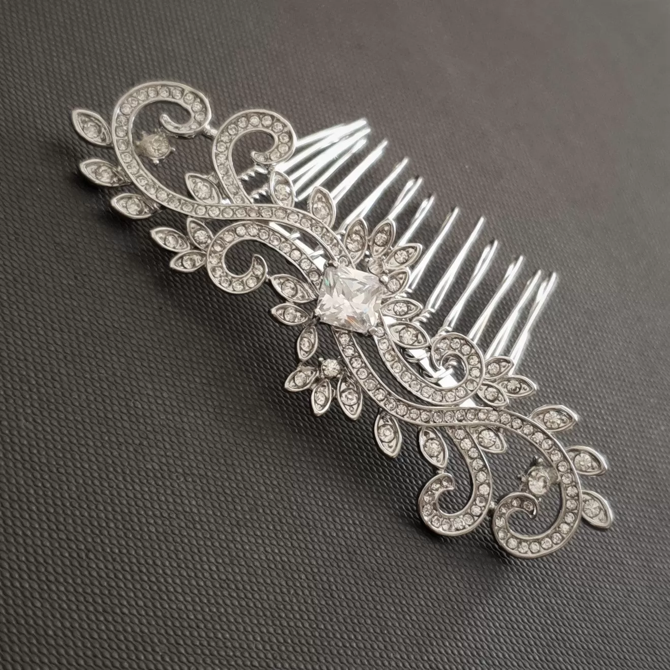 Vintage Wedding Hair Piece With Modern Twist-Audrey