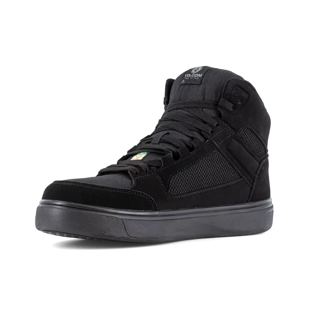 Volcom Evolve Unisex Composite Toe High Top Safety CSA Skate Shoe VC30244- Black