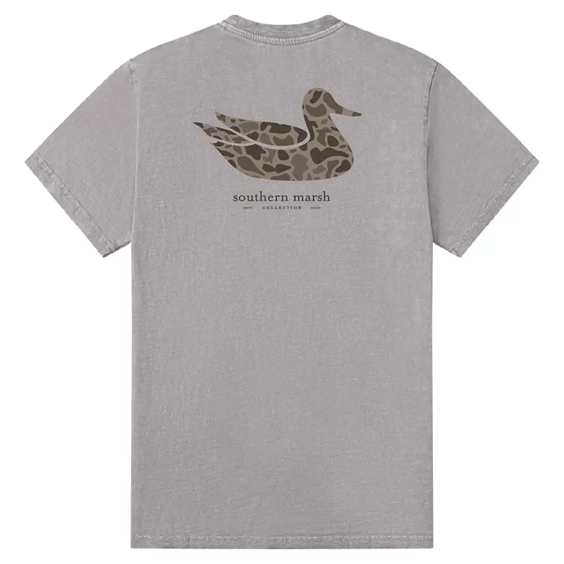 Washed Camo Duck Short Sleeve T-Shirt