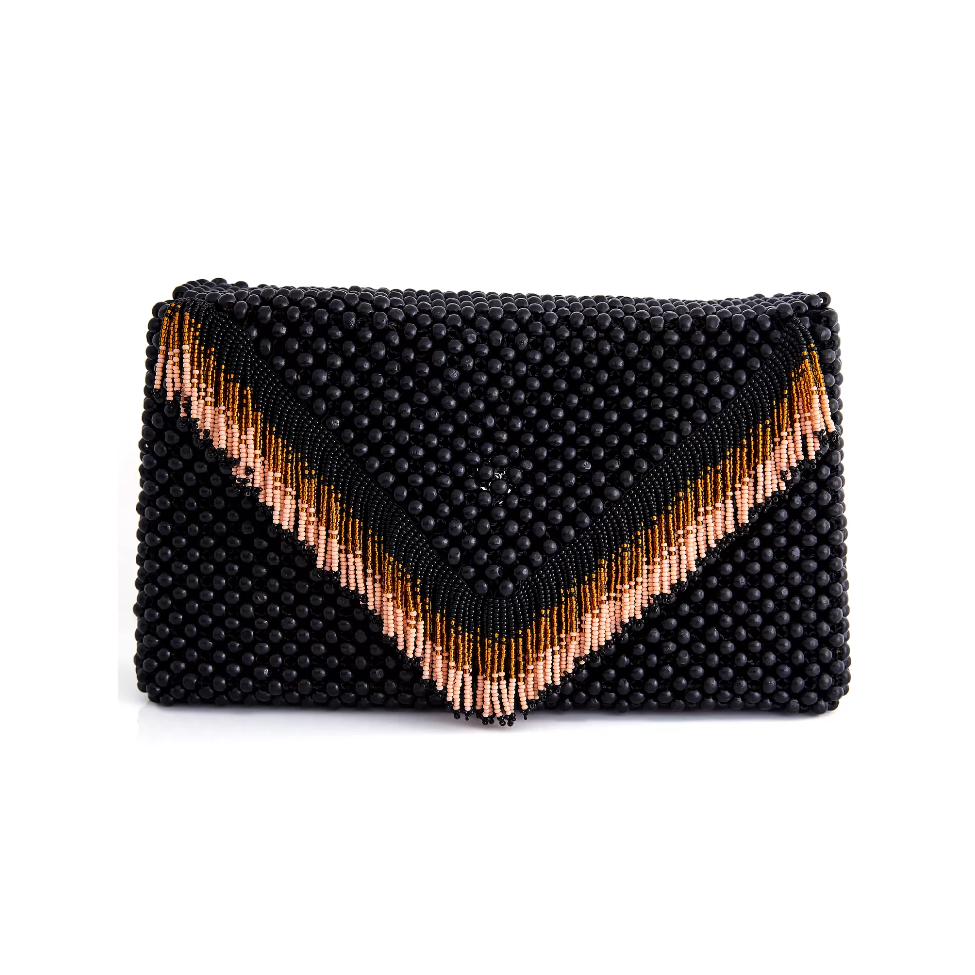 Waterfall Clutch Black