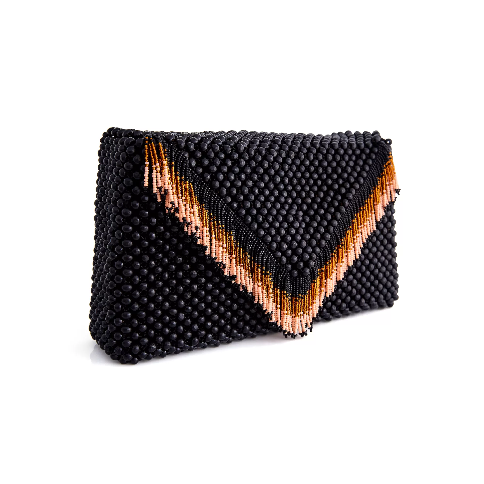 Waterfall Clutch Black