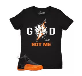 Womens - Brilliant Orange 12 God Got Me Shirt