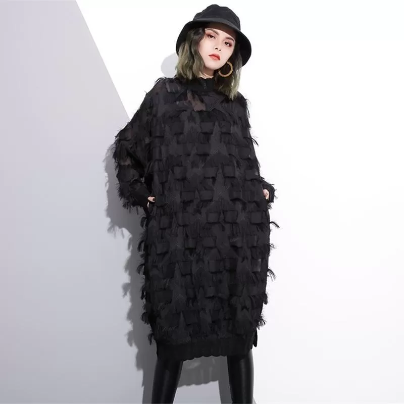 Yuko Loose Long Sleeve Dress